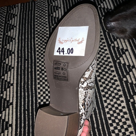 Snakeskin Booties - Picture 2 of 2